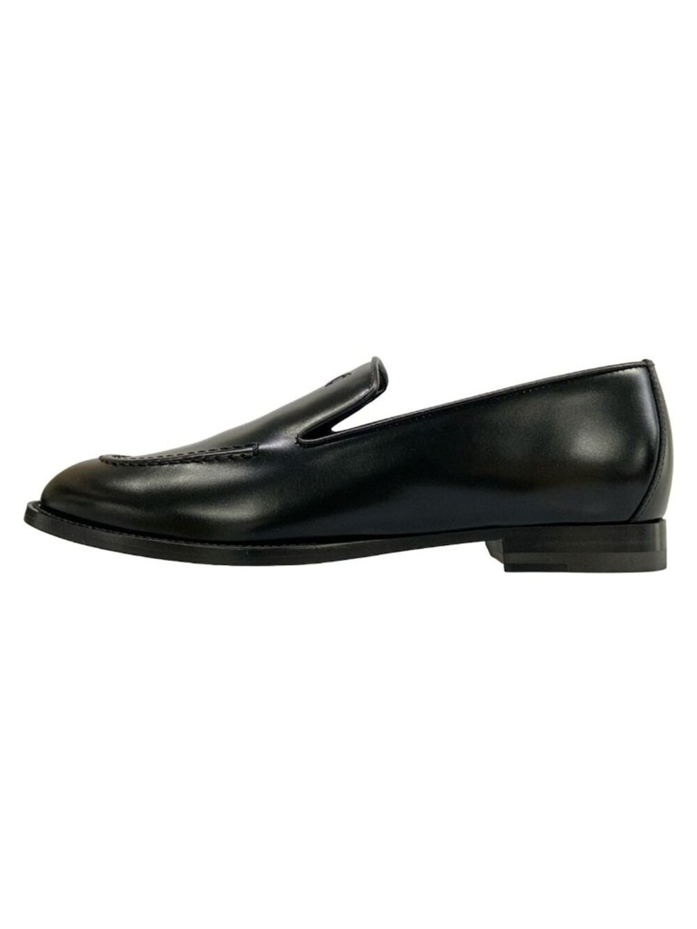 Hermes Loafers Moccasins Newton Black Leather